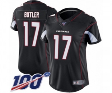 Women's Arizona Cardinals #17 Hakeem Butler Black Alternate Vapor Untouchable Limited Player 100th Season Football Jersey