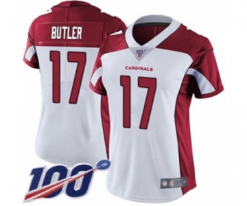 Women's Arizona Cardinals #17 Hakeem Butler White Vapor Untouchable Limited Player 100th Season Football Jersey