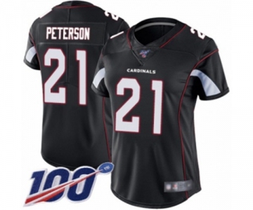 Women's Arizona Cardinals #21 Patrick Peterson Black Alternate Vapor Untouchable Limited Player 100th Season Football Jersey