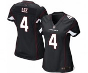 Women's Arizona Cardinals #4 Andy Lee Game Black Alternate Football Jersey