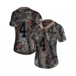 Women's Arizona Cardinals #4 Andy Lee Limited Camo Rush Realtree Football Jersey