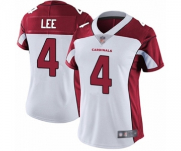 Women's Arizona Cardinals #4 Andy Lee White Vapor Untouchable Limited Player Football Jersey