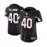 Women's Arizona Cardinals #40 Pat Tillman Black Alternate Vapor Untouchable Limited Player Football Jersey