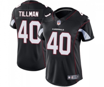 Women's Arizona Cardinals #40 Pat Tillman Black Alternate Vapor Untouchable Limited Player Football Jersey