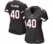 Women's Arizona Cardinals #40 Pat Tillman Game Black Alternate Football Jersey