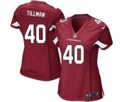 Women's Arizona Cardinals #40 Pat Tillman Game Red Team Color Football Jersey