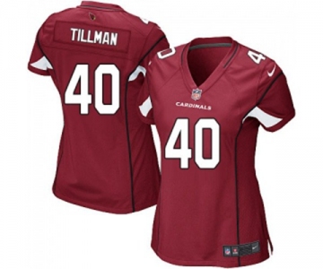 Women's Arizona Cardinals #40 Pat Tillman Game Red Team Color Football Jersey