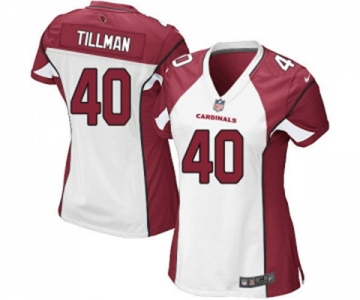 Women's Arizona Cardinals #40 Pat Tillman Game White Football Jersey