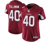 Women's Arizona Cardinals #40 Pat Tillman Red Team Color Vapor Untouchable Limited Player Football Jersey