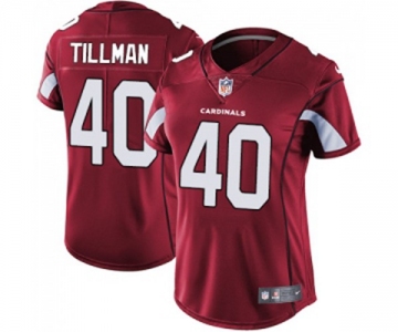 Women's Arizona Cardinals #40 Pat Tillman Red Team Color Vapor Untouchable Limited Player Football Jersey