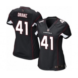 Women's Arizona Cardinals #41 Kenyan Drake Game Black Alternate Football Jersey