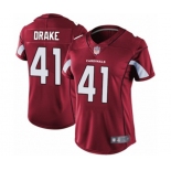 Women's Arizona Cardinals #41 Kenyan Drake Red Team Color Vapor Untouchable Limited Player Football Jersey