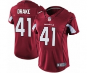 Women's Arizona Cardinals #41 Kenyan Drake Red Team Color Vapor Untouchable Limited Player Football Jersey