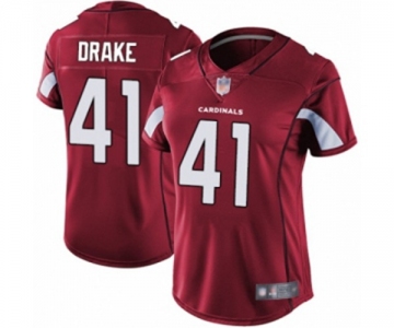 Women's Arizona Cardinals #41 Kenyan Drake Red Team Color Vapor Untouchable Limited Player Football Jersey