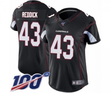 Women's Arizona Cardinals #43 Haason Reddick Black Alternate Vapor Untouchable Limited Player 100th Season Football Jersey