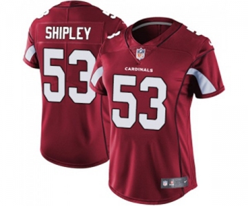 Women's Arizona Cardinals #53 A.Q. Shipley Red Team Color Vapor Untouchable Limited Player Football Jersey