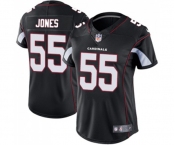 Women's Arizona Cardinals #55 Chandler Jones Black Alternate Vapor Untouchable Limited Player Football Jersey