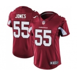 Women's Arizona Cardinals #55 Chandler Jones Red Team Color Vapor Untouchable Limited Player Football Jersey