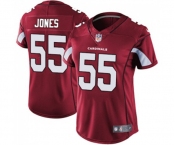 Women's Arizona Cardinals #55 Chandler Jones Red Team Color Vapor Untouchable Limited Player Football Jersey