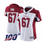 Women's Arizona Cardinals #67 Justin Pugh White Vapor Untouchable Limited Player 100th Season Football Jersey