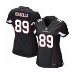 Women's Arizona Cardinals #89 Andy Isabella Game Black Alternate Football Jersey