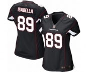 Women's Arizona Cardinals #89 Andy Isabella Game Black Alternate Football Jersey