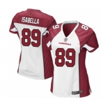 Women's Arizona Cardinals #89 Andy Isabella Game White Football Jersey