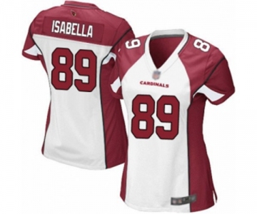 Women's Arizona Cardinals #89 Andy Isabella Game White Football Jersey