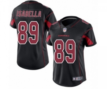 Women's Arizona Cardinals #89 Andy Isabella Limited Black Rush Vapor Untouchable Football Jersey