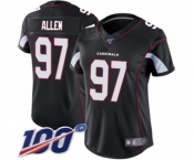 Women's Arizona Cardinals #97 Zach Allen Black Alternate Vapor Untouchable Limited Player 100th Season Football Jersey