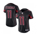 Women's Nike Arizona Cardinals #11 Larry Fitzgerald Limited Black Rush Vapor Untouchable NFL Jersey