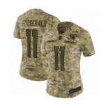 Women's Nike Arizona Cardinals #11 Larry Fitzgerald Limited Camo 2018 Salute to Service NFL Jersey