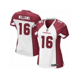 Women's Nike Arizona Cardinals #16 Chad Williams Limited White NFL Jersey