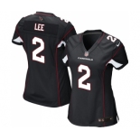 Women's Nike Arizona Cardinals #2 Andy Lee Game Black Alternate NFL Jersey