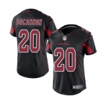 Women's Nike Arizona Cardinals #20 Deone Bucannon Limited Black Rush Vapor Untouchable NFL Jersey