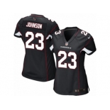 Women's Nike Arizona Cardinals #23 Chris Johnson Limited Black Alternate NFL Jersey