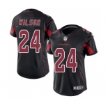 Women's Nike Arizona Cardinals #24 Adrian Wilson Limited Black Rush Vapor Untouchable NFL Jersey