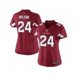 Women's Nike Arizona Cardinals #24 Adrian Wilson Limited Red Team Color NFL Jersey