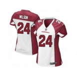 Women's Nike Arizona Cardinals #24 Adrian Wilson Limited White NFL Jersey