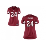 Womens Nike Arizona Cardinals #24 Mike Jenkins Cardinal Game Jersey