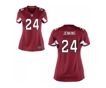 Womens Nike Arizona Cardinals #24 Mike Jenkins Cardinal Game Jersey