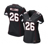 Women's Nike Arizona Cardinals #26 Brandon Williams Game Black Alternate NFL Jersey