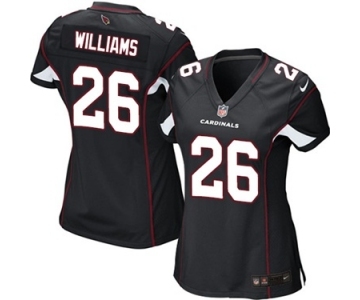 Women's Nike Arizona Cardinals #26 Brandon Williams Game Black Alternate NFL Jersey