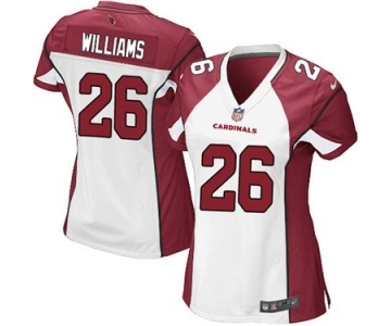 Women's Nike Arizona Cardinals #26 Brandon Williams Game White NFL Jersey