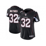 Women's Nike Arizona Cardinals #32 Tyrann Mathieu Vapor Untouchable Limited Black Alternate NFL Jersey