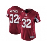 Women's Nike Arizona Cardinals #32 Tyrann Mathieu Vapor Untouchable Limited Red Team Color NFL Jersey