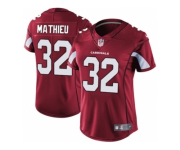 Women's Nike Arizona Cardinals #32 Tyrann Mathieu Vapor Untouchable Limited Red Team Color NFL Jersey