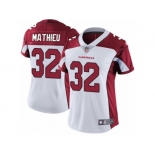 Women's Nike Arizona Cardinals #32 Tyrann Mathieu Vapor Untouchable Limited White NFL Jersey