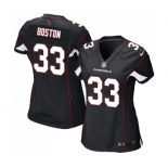 Women's Nike Arizona Cardinals #33 Tre Boston Game Black Alternate NFL Jersey