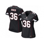 Women's Nike Arizona Cardinals #36 Budda Baker Limited Black Alternate NFL Jersey